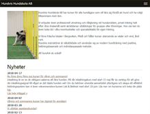 Tablet Screenshot of hundvis.se